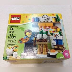 Vintage 2015 Retired LEGO Set 40121 Easter Egg Painting Chicken Sealed Box